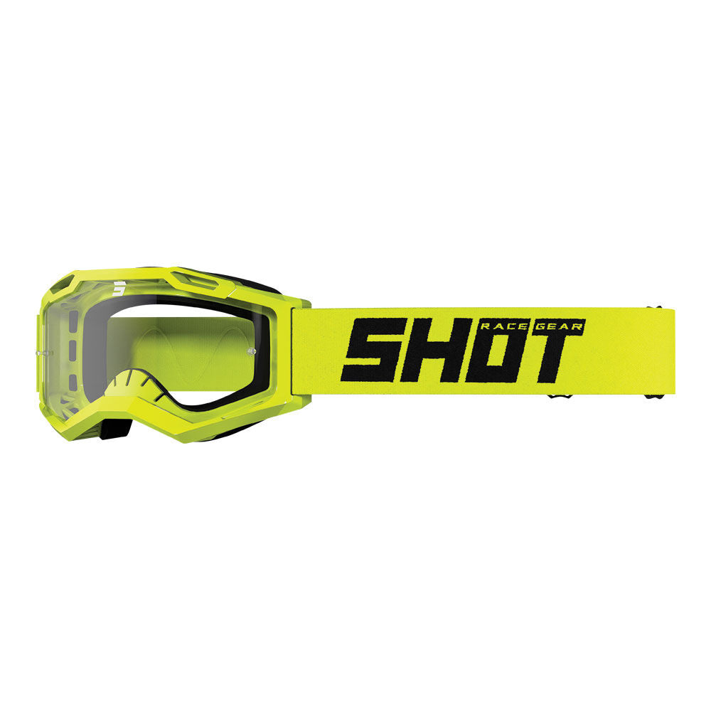 SHOT ROCKET 2.0 KIDS GOGGLES NEON YELLOW GLOSS SHOT