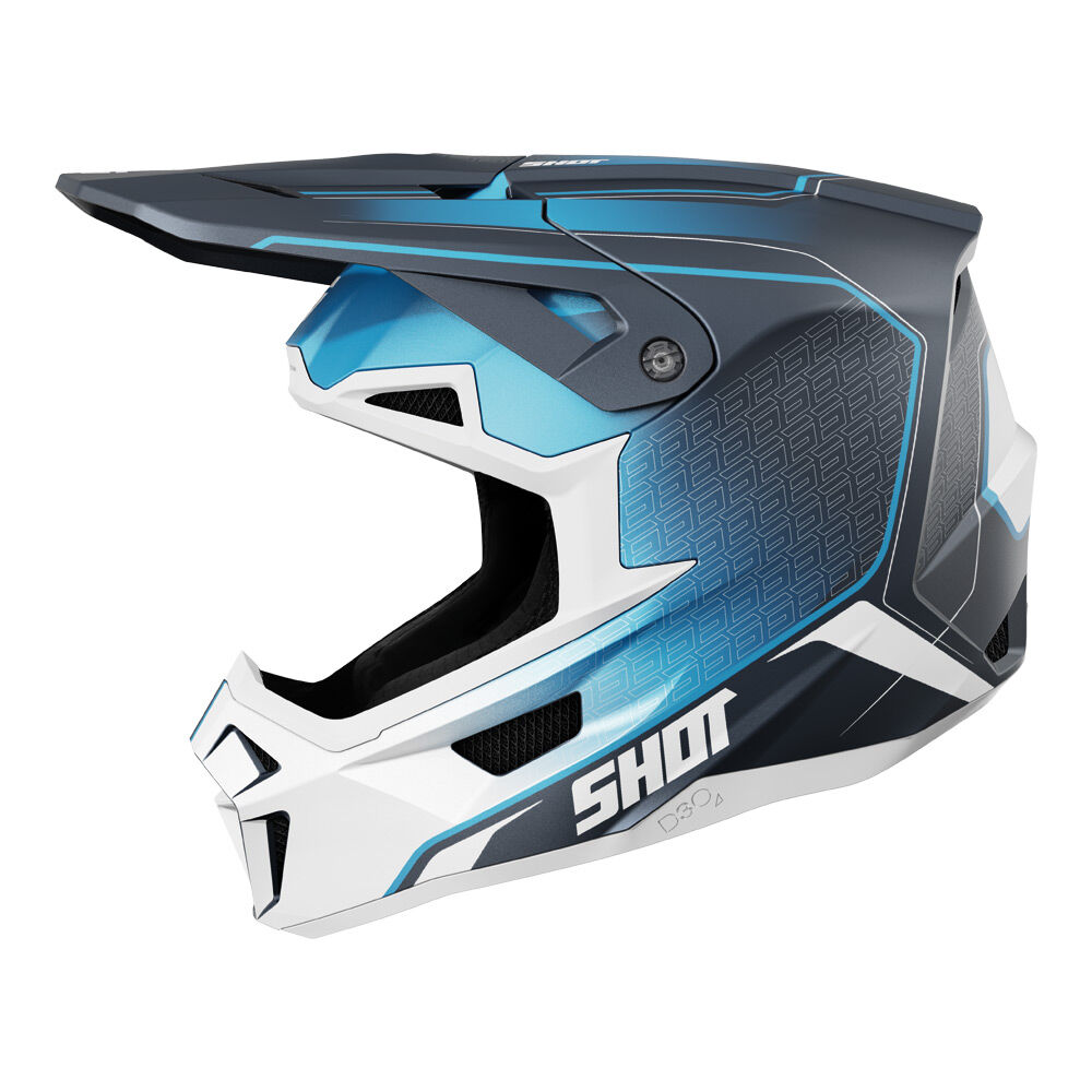 Shark Leathers - SHOT LITE CHALLENGER HELMET BLUE MATT L - Shark Leathers