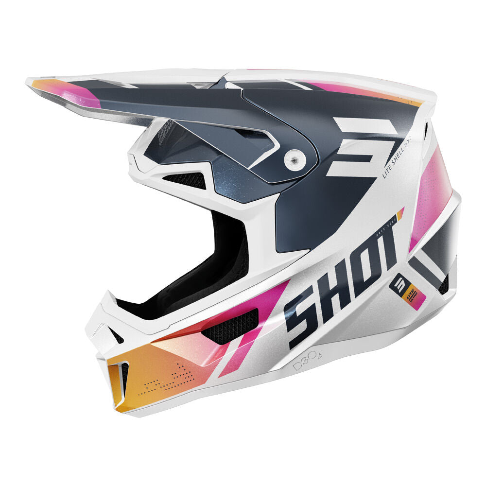 Shark Leathers - SHOT LITE ULTRA HELMET ORANGE/PINK PEARLY S - Shark Leathers