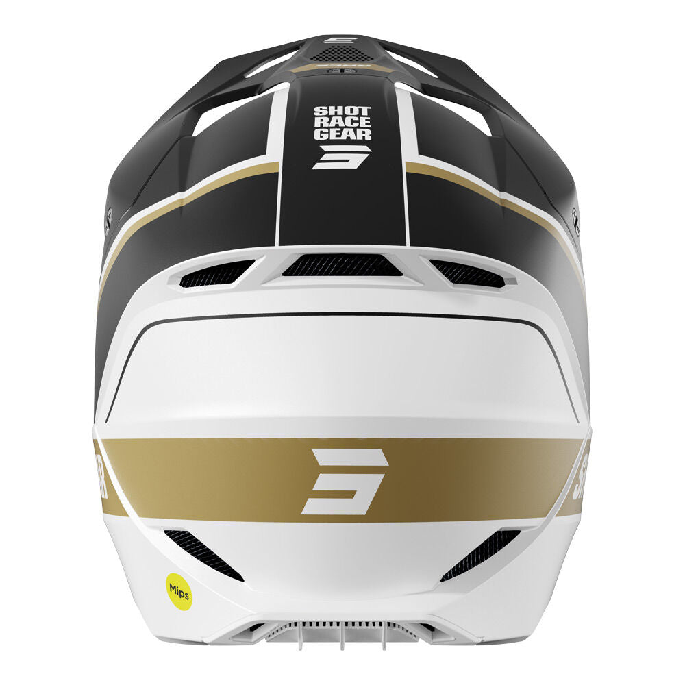 Shot Gear - SHOT RACE MYTHIC HELMET BLACK/GOLD MATT XL - Shark Leathers