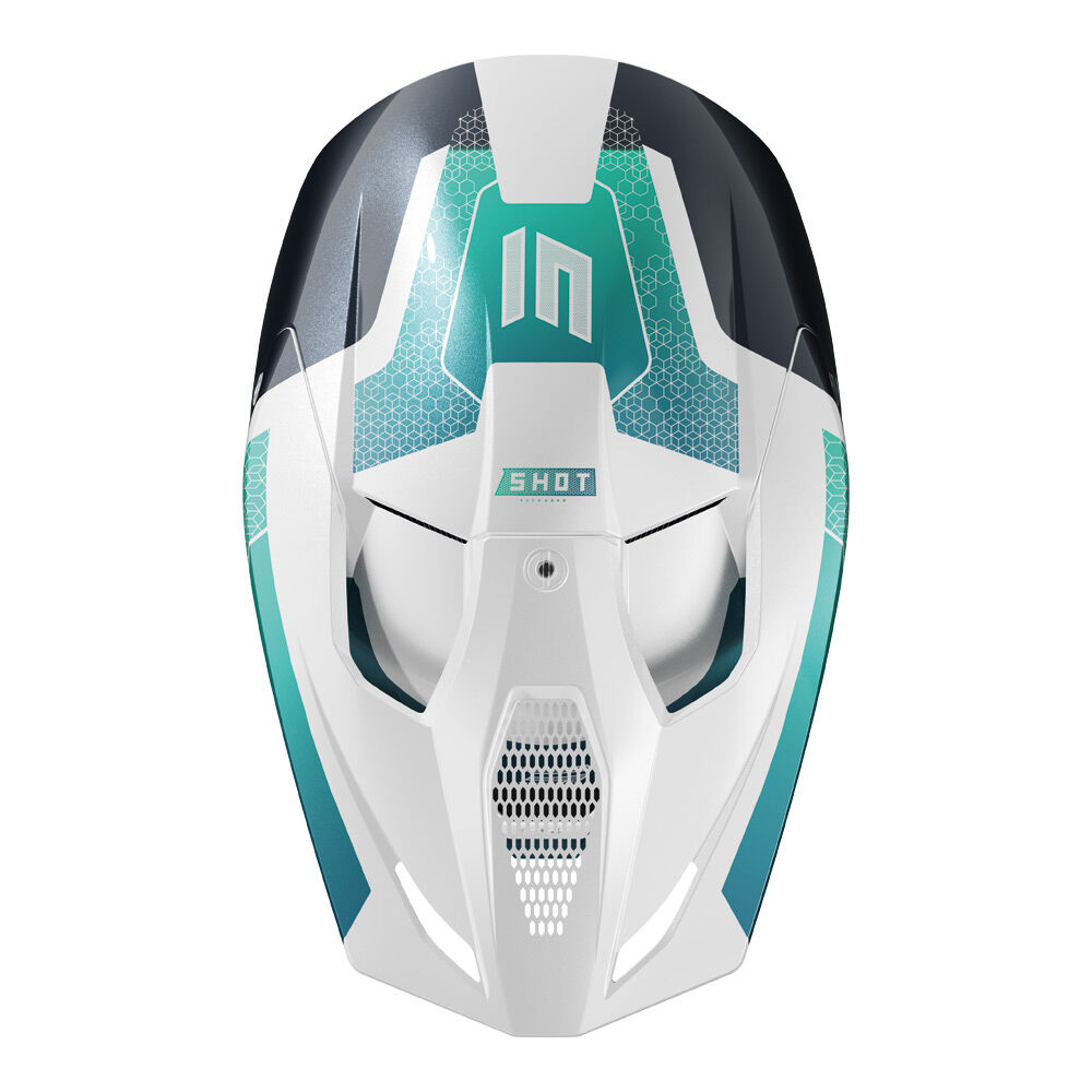 Shot Gear - SHOT RACE PHASER HELMET BLUE/TURQUOISE PEARLY S - Shark Leathers