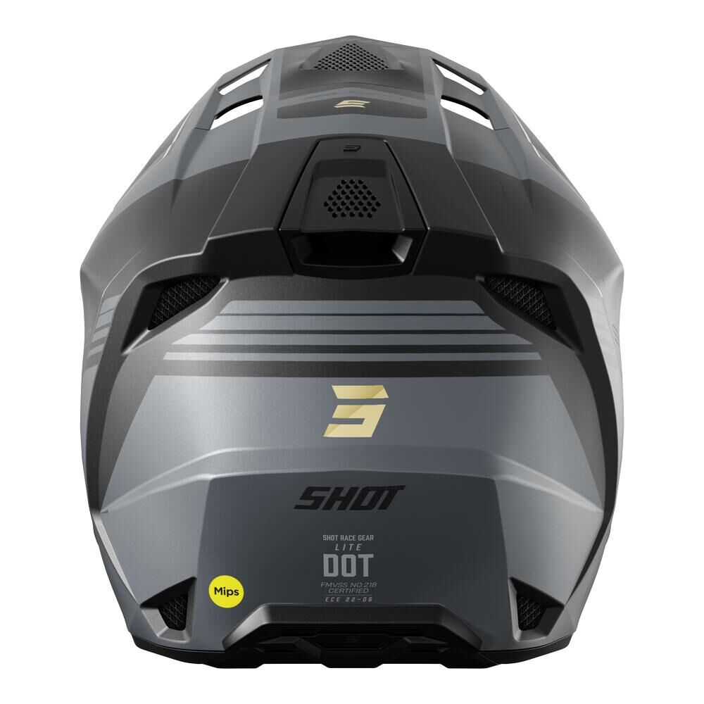 Shot Lite S10 Helmet Black/Grey Matt XS