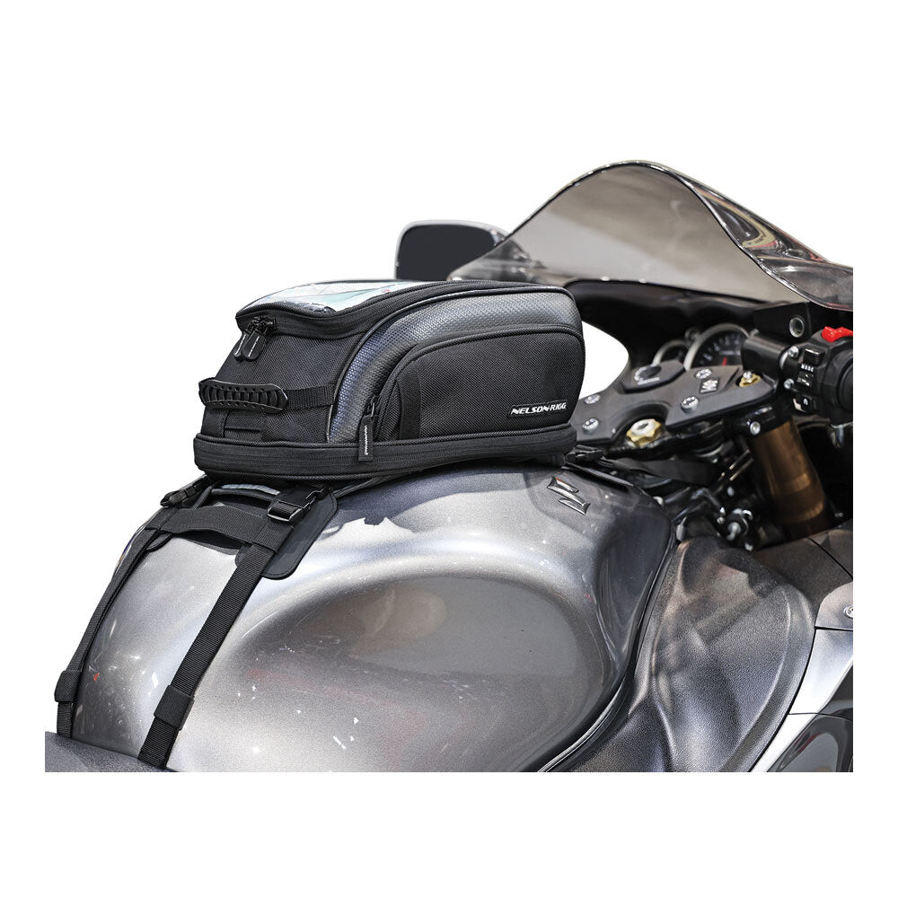 Nelson-Rigg - Nelson-Rigg TANKBAG CL-1100-S Commuter Sport Medium Strap & Mag (CTN 4) - Shark Leathers