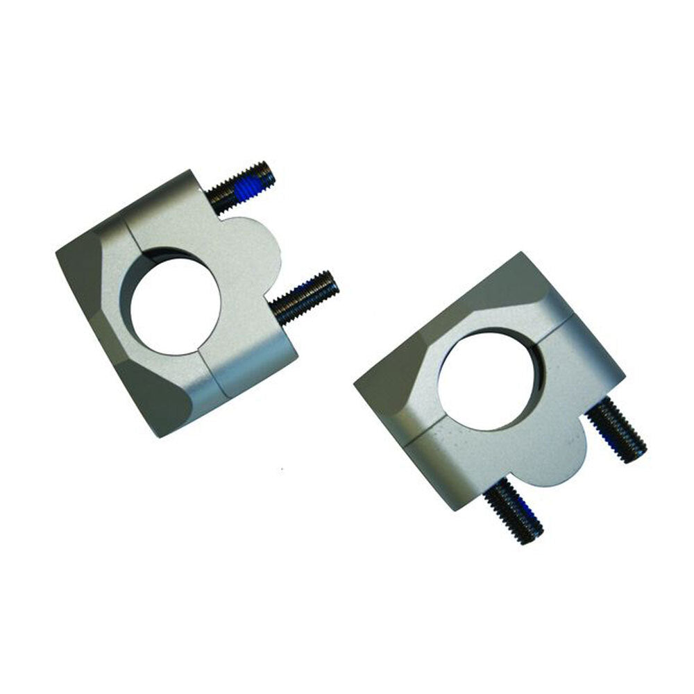 CPR - CPR TAPERED HANDLEBAR CONVERSION CLAMP KIT 22MM TO 28.6MM - SILV (HBCKS) - Shark Leathers