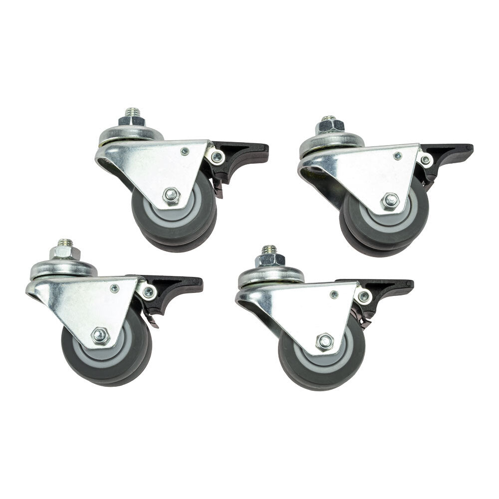 La Corsa - LA CORSA : WHEELS (SET OF 4) FOR SCISSOR LIFT MX STAND - Shark Leathers