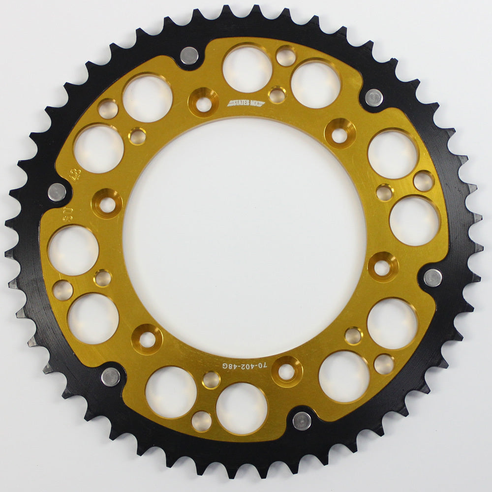 States MX - SPROCKET STATES MX FUSION SUZUKI GOLD - Shark Leathers
