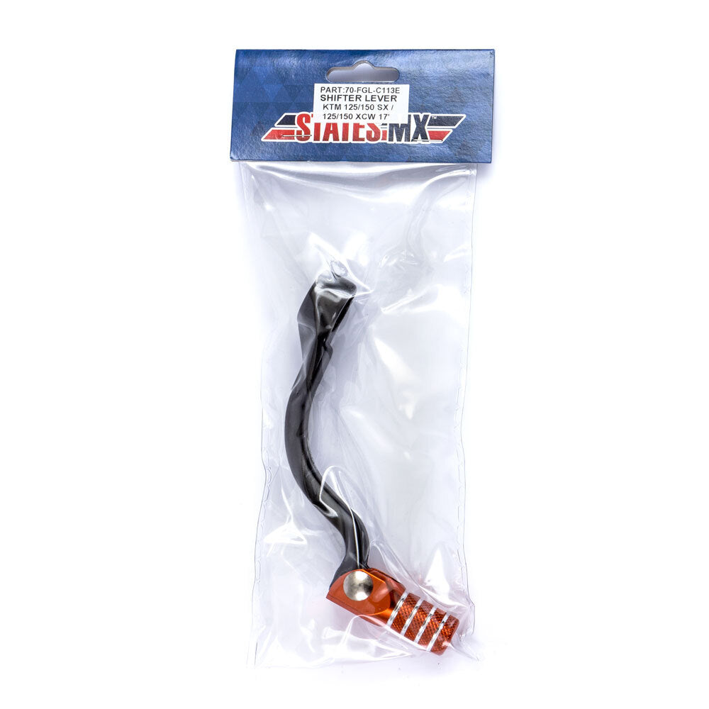 States MX - GEAR LEVER ORANGE KTM STATES MX - Shark Leathers