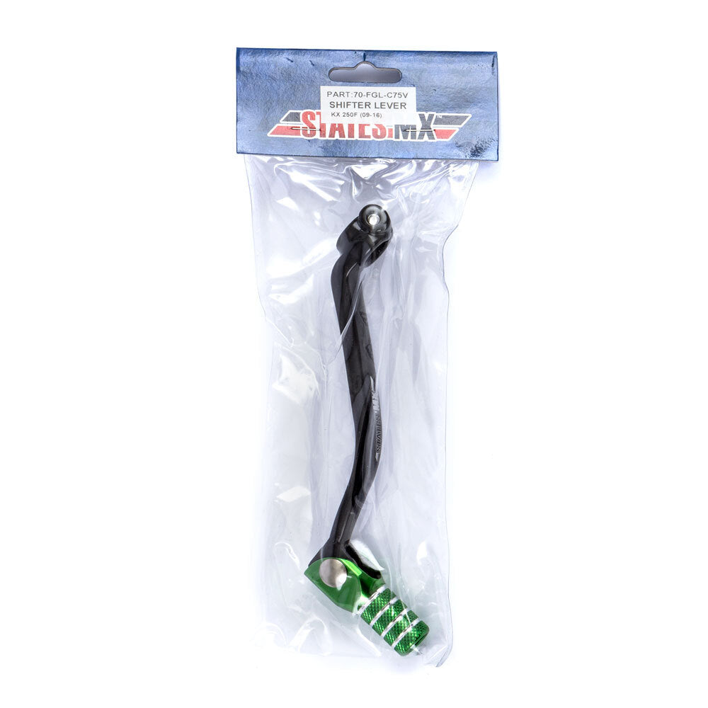 States MX - GEAR LEVER GREEN KAWASAKI STATES MX - Shark Leathers