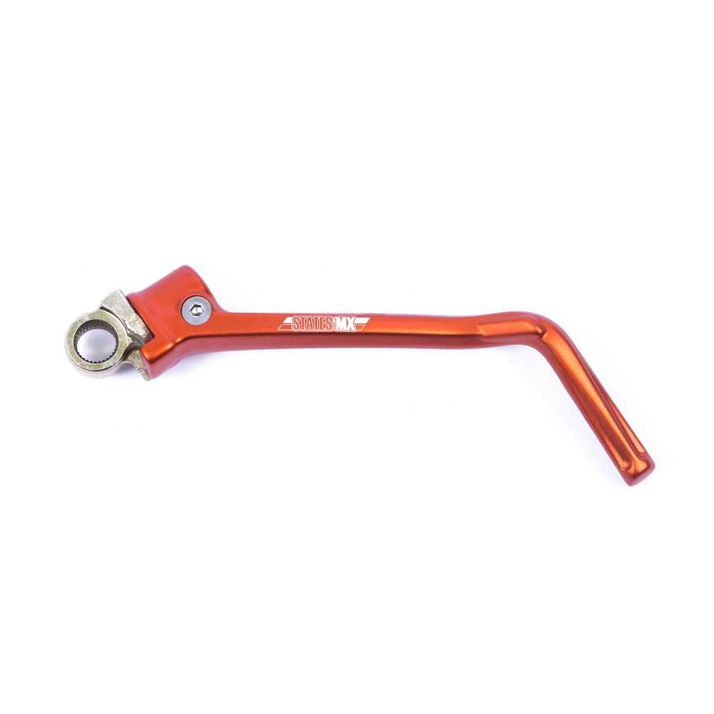 States MX - ALLOY KICKSTART LEVER KTM STATES MX ORANGE - Shark Leathers