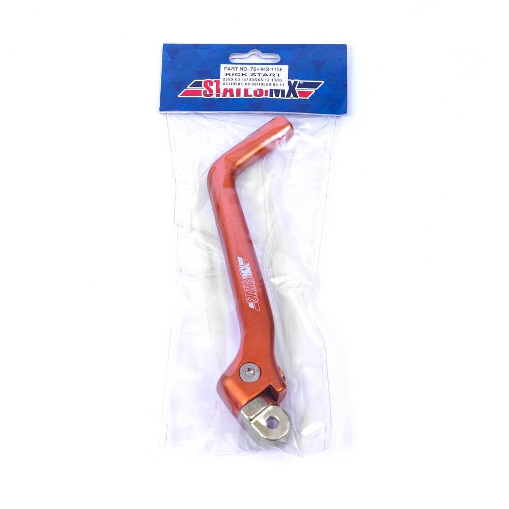 States MX - ALLOY KICKSTART LEVER KTM STATES MX ORANGE - Shark Leathers