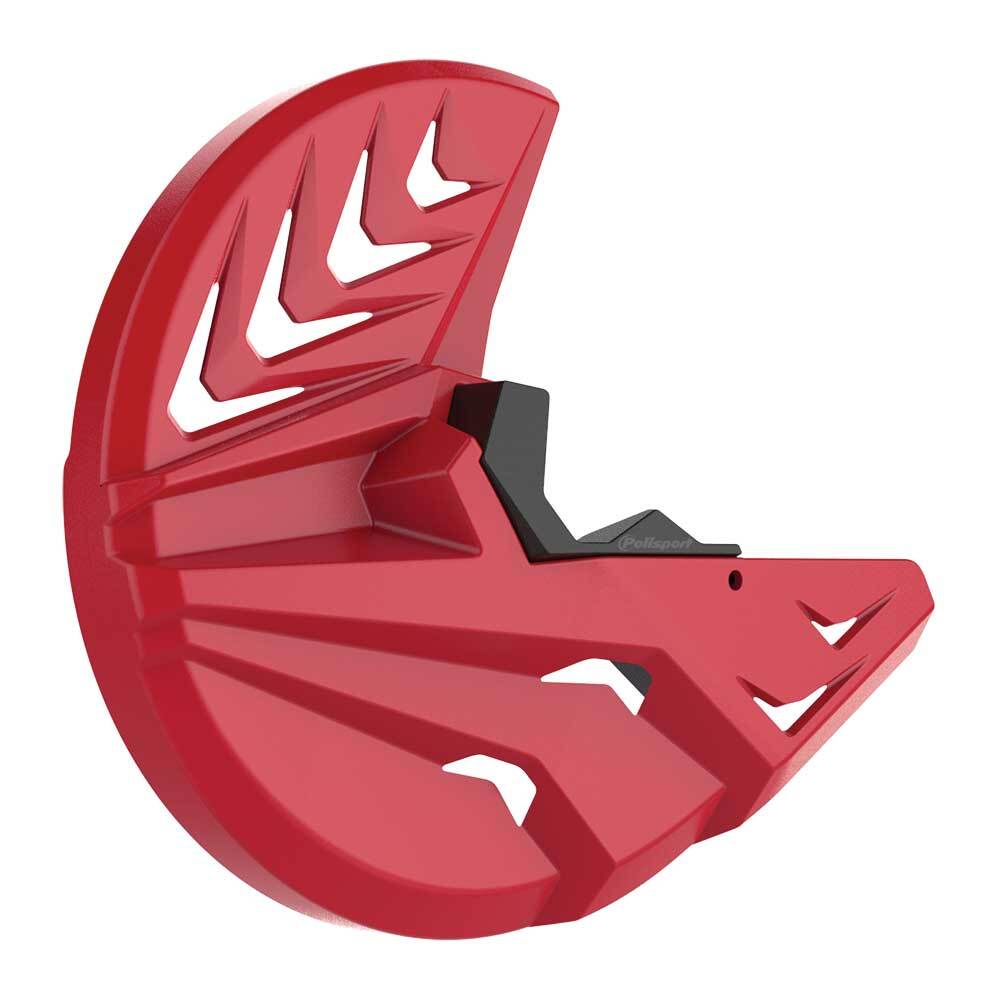 Polisport - POLISPORT DISC & BOTTOM FORK PROTECTOR HONDA CRF250/450 15-22 - RED - Shark Leathers