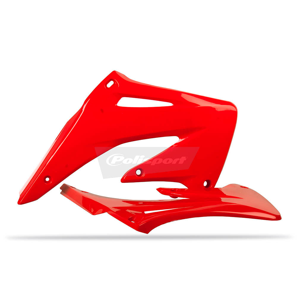 Polisport - POLISPORT RADIATOR SHROUDS HONDA CRF - RED - Shark Leathers