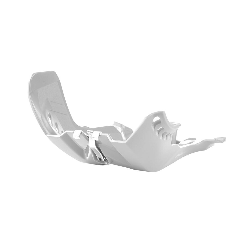 Polisport - POLISPORT FORTRESS SKID PLATE KTM/HUSQ - WHITE - Shark Leathers