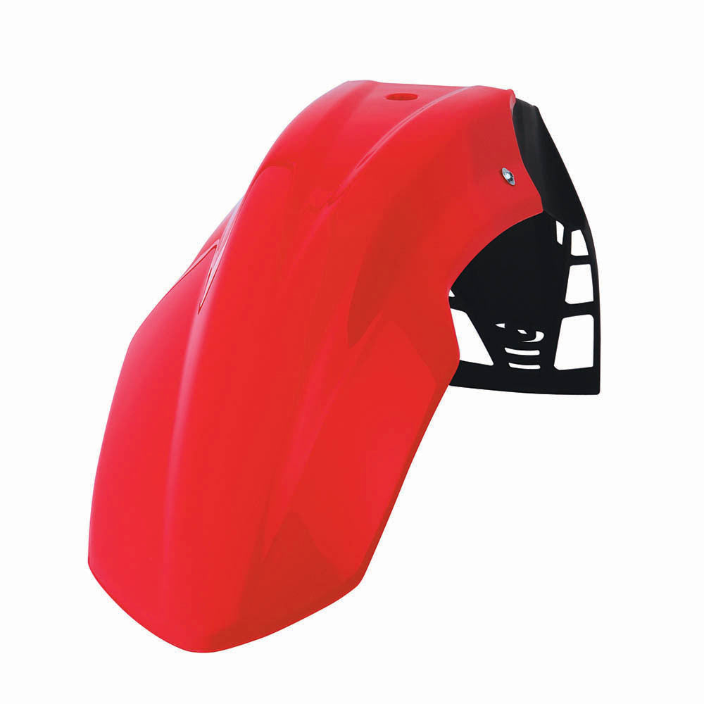 Polisport - POLISPORT FRONT FENDER FREE FLOW UNIVERSAL - HONDA RED - Shark Leathers