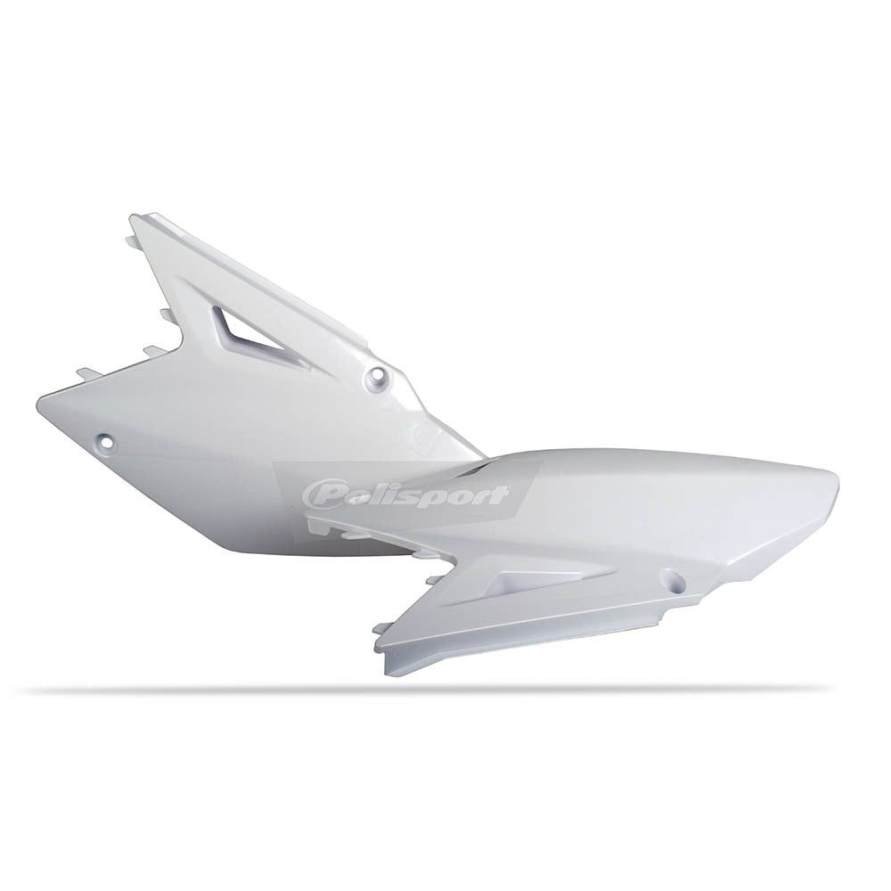 Polisport - POLISPORT SIDE COVERS SUZUKI RM-Z - WHITE - Shark Leathers
