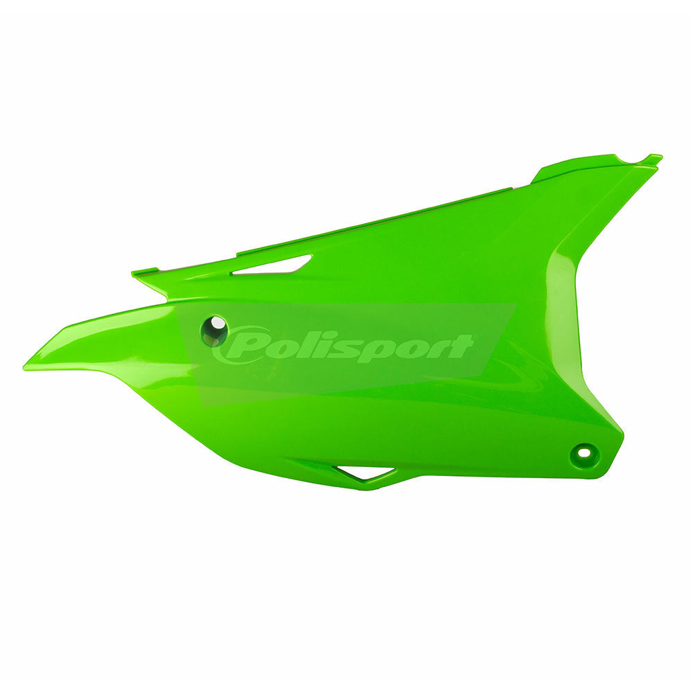 Polisport - POLISPORT SIDE PANELS KAWASAKI KX85 14-22 - GREEN - Shark Leathers