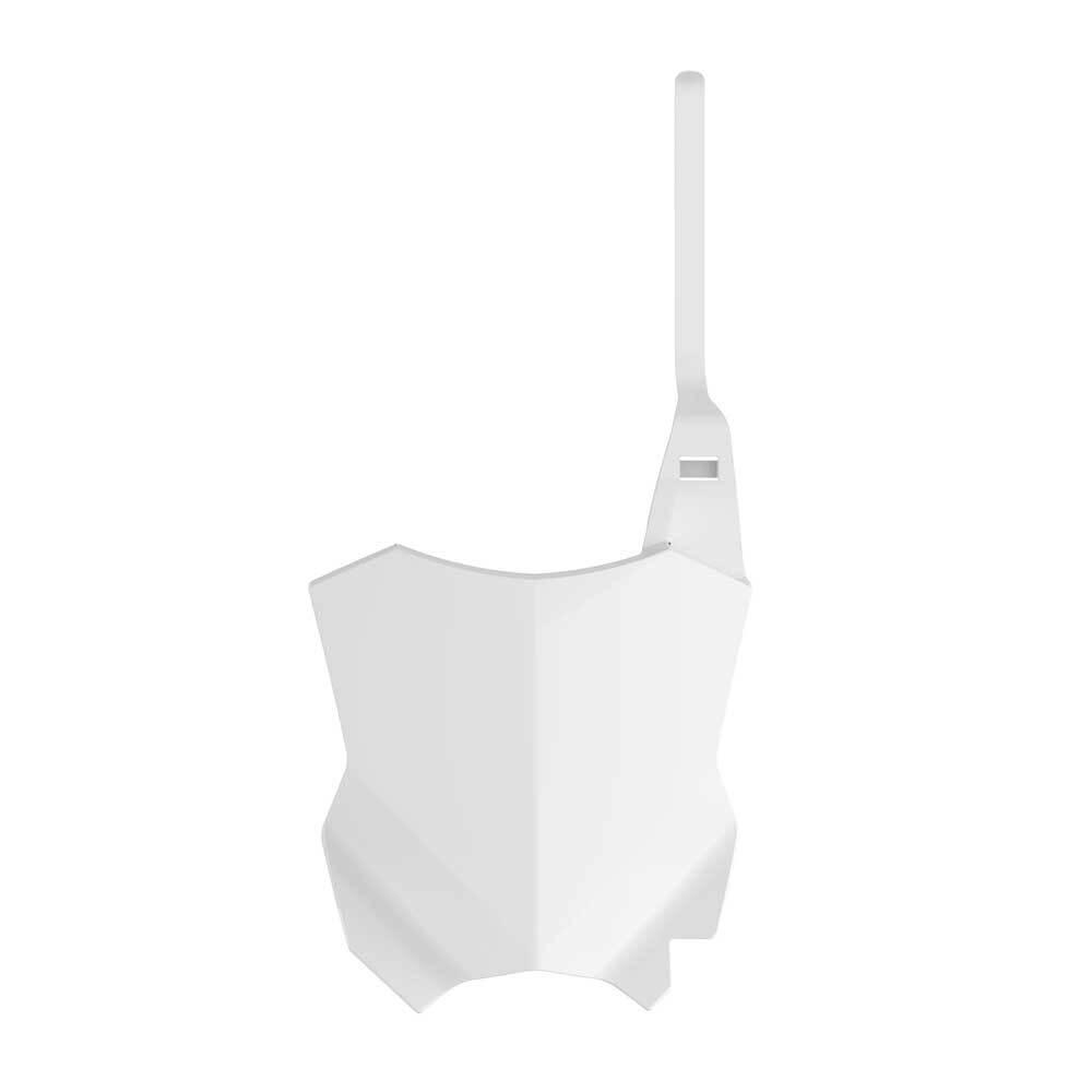 Polisport - POLISPORT NUMBER PLATE KAWASAKI - WHITE - Shark Leathers