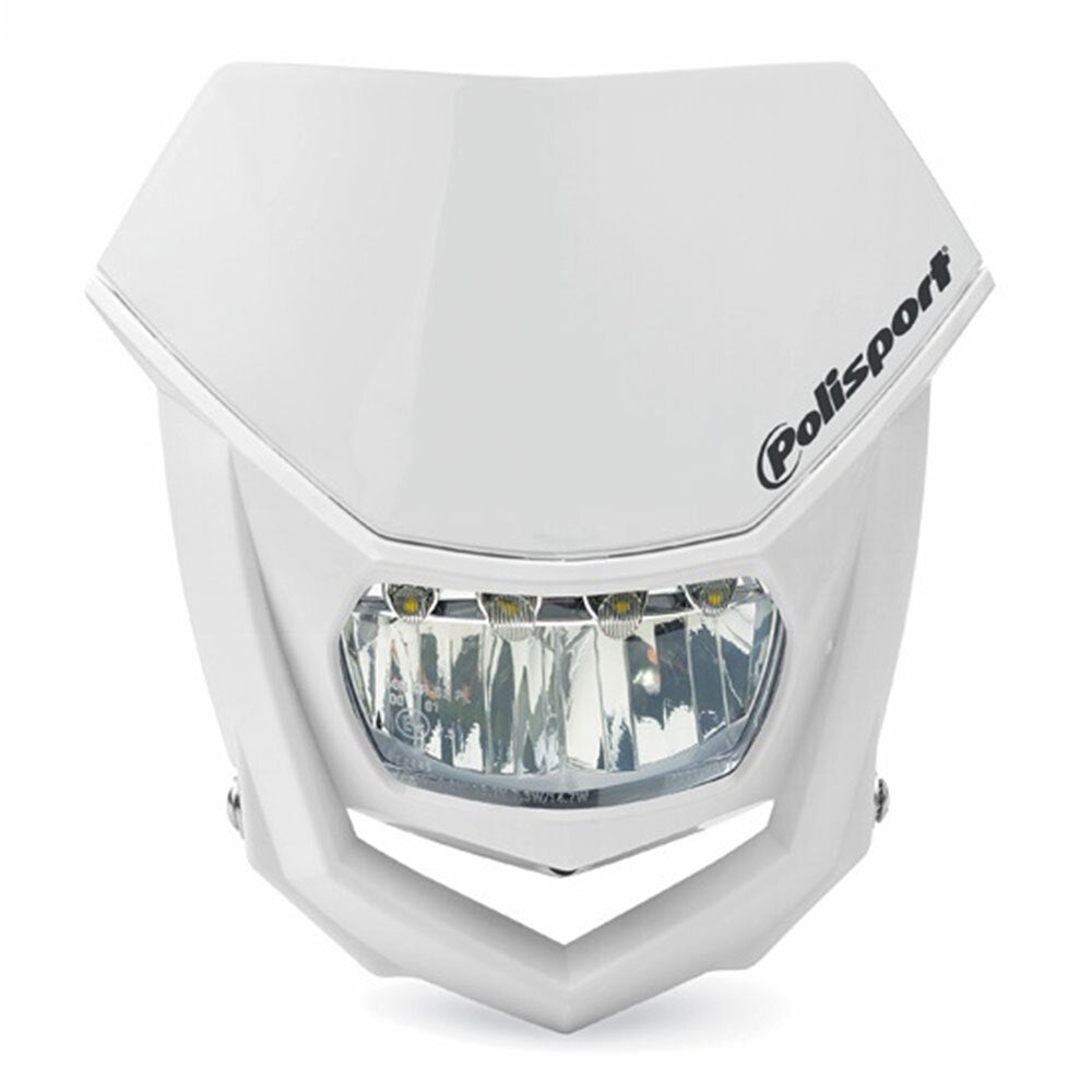 Polisport - POLISPORT HALO HEADLIGHT LED - WHITE - Shark Leathers