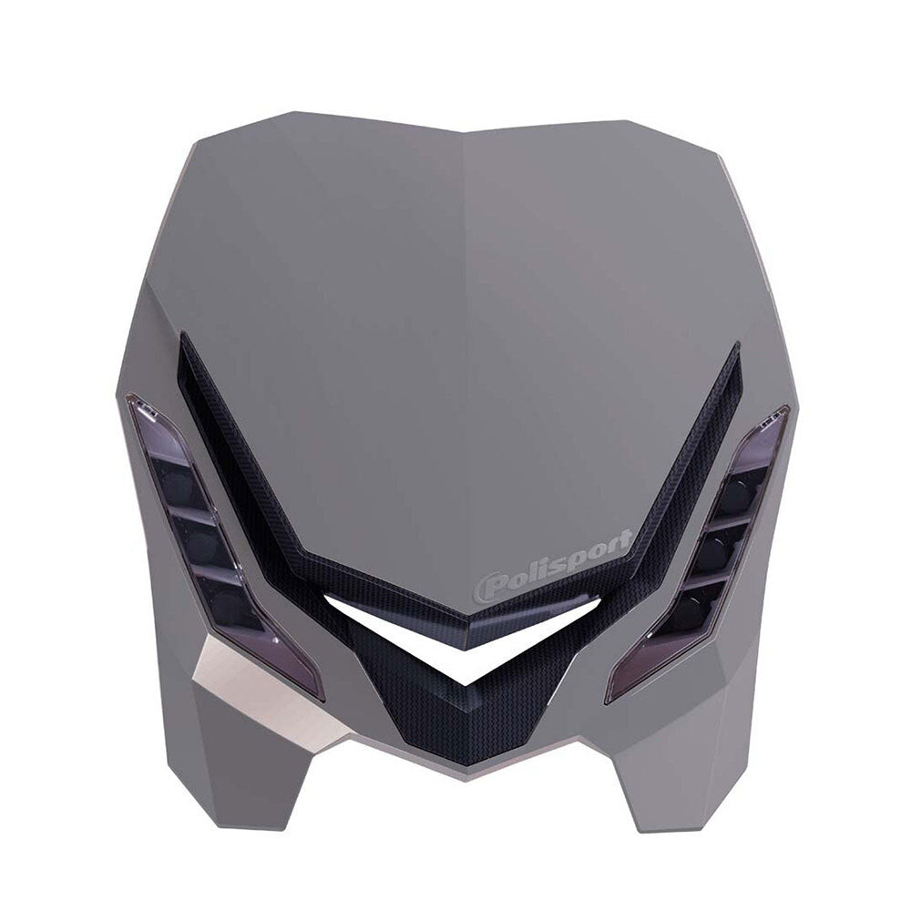 Polisport - POLISPORT E-BLAZE LED HEADLIGHT - NARDO GREY - Shark Leathers