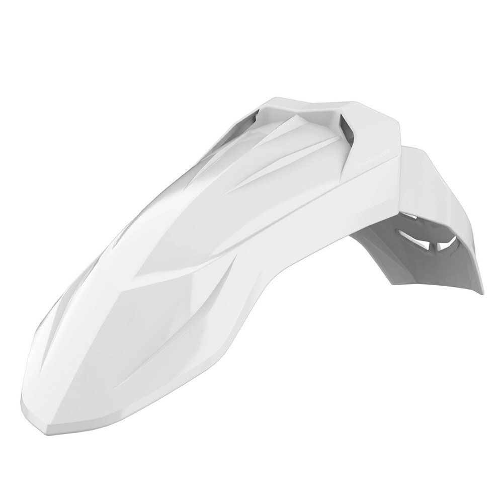 POLISPORT GEN 2.0 SUPERMOTO SM FRONT FENDER - WHITE Polisport