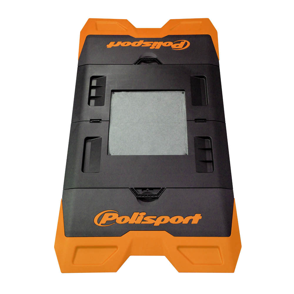 Polisport - POLISPORT FOLDABLE BIKE MAT - KTM ORANGE/BLACK - Shark Leathers