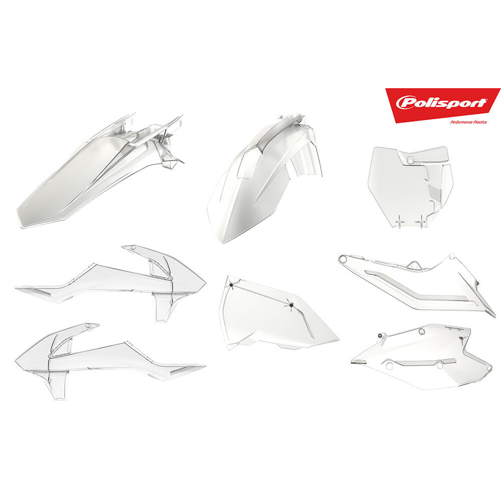 Polisport - POLISPORT MX KIT KTM SX/SX-F 16-18 - CLEAR (INCL A/B COVERS) - Shark Leathers