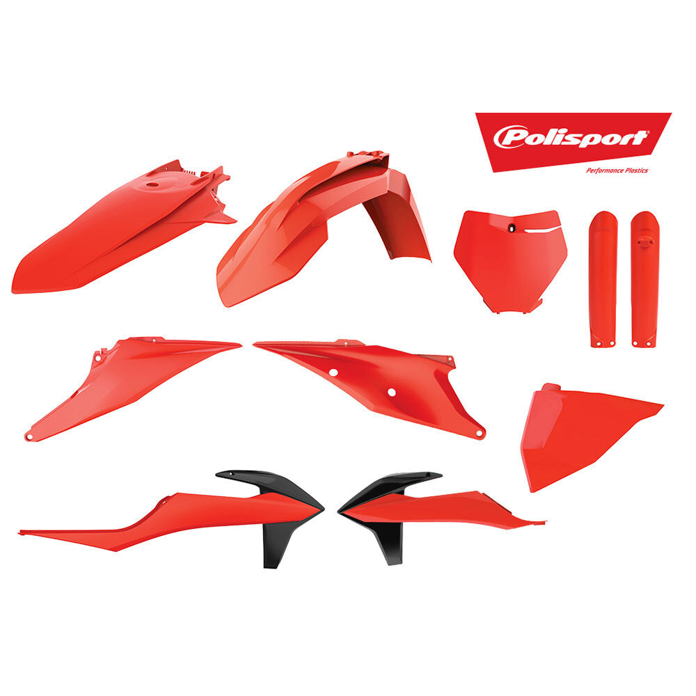 Polisport - POLISPORT MX KIT KTM SX/SX-F 19-22 - FLUORO ORANGE (INCL F/GUARDS) - Shark Leathers