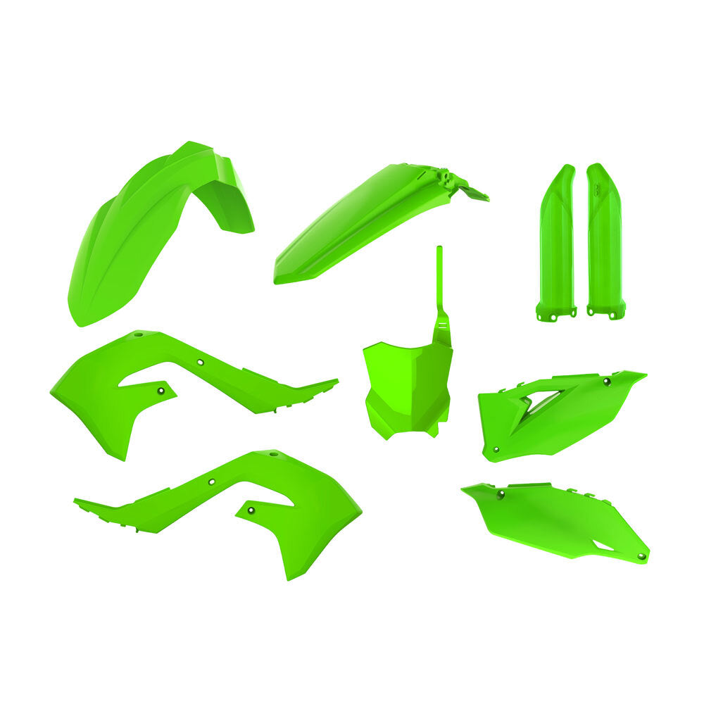 Polisport - POLISPORT MX KIT KAWASAKI KX250F 21-23/KX450F 19-23 - LIME GREEN - Shark Leathers