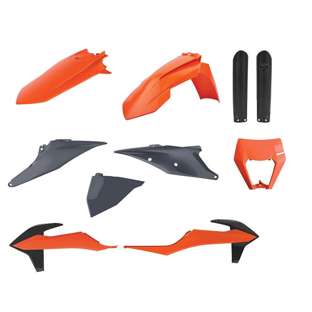 Polisport - POLISPORT ENDURO KIT KTM EXC/EXCF 20-23 - OEM 21 (INCL F/G & H/L MASK) - Shark Leathers