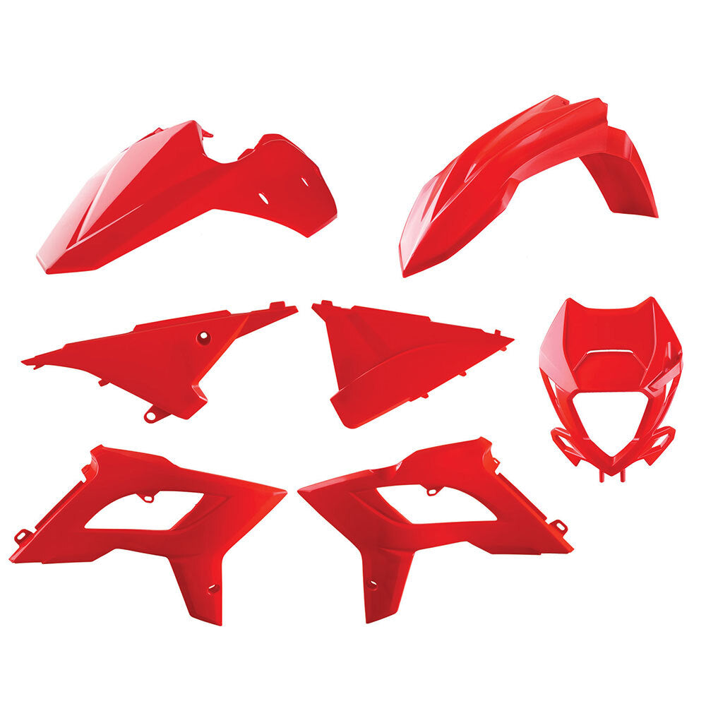 Polisport - POLISPORT MX RE-STYLE KIT BETA RR2T/4T 13-17 - RED (INCL H/L MASK) - Shark Leathers