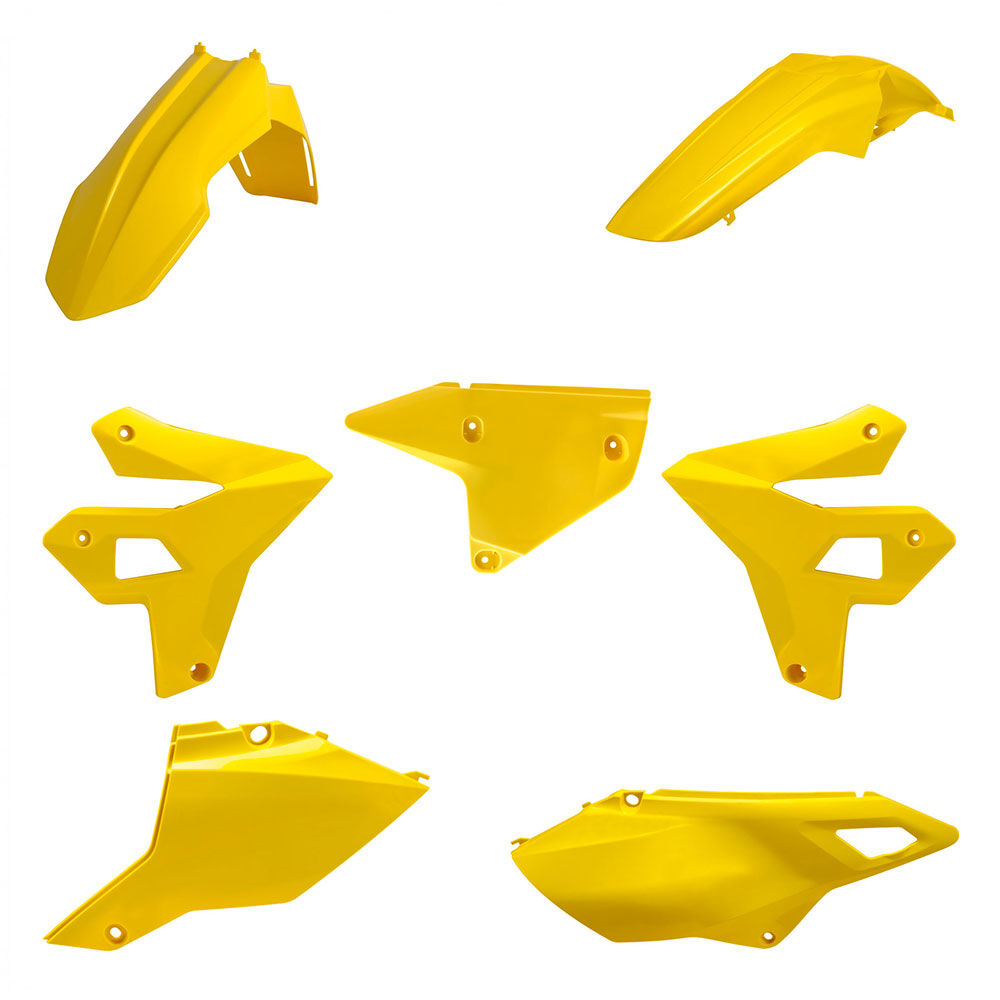 POLISPORT RESTYLE KIT DRZ400/SM 00- YELLOW Polisport