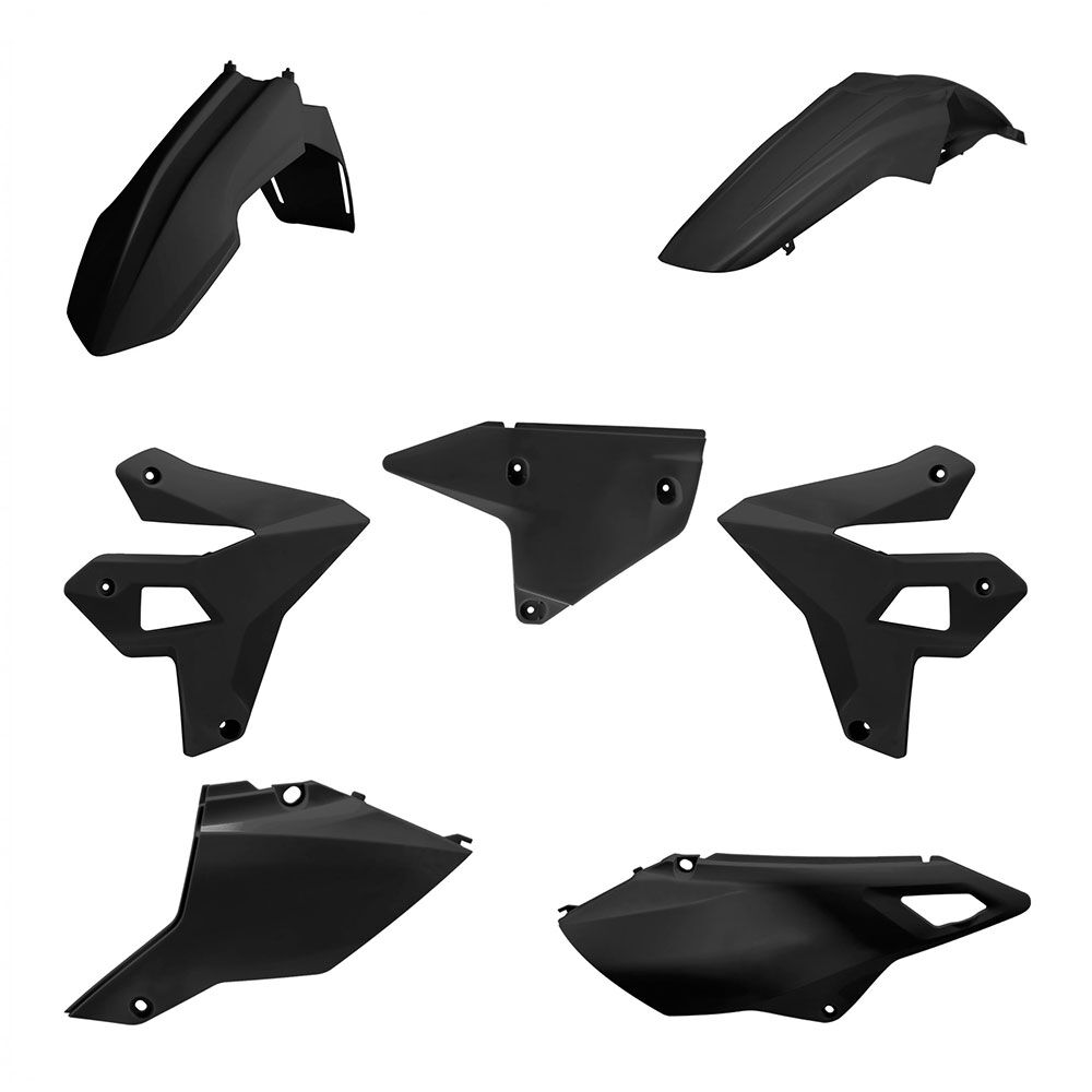 POLISPORT RESTYLE KIT DRZ400/SM 00- BLACK Polisport