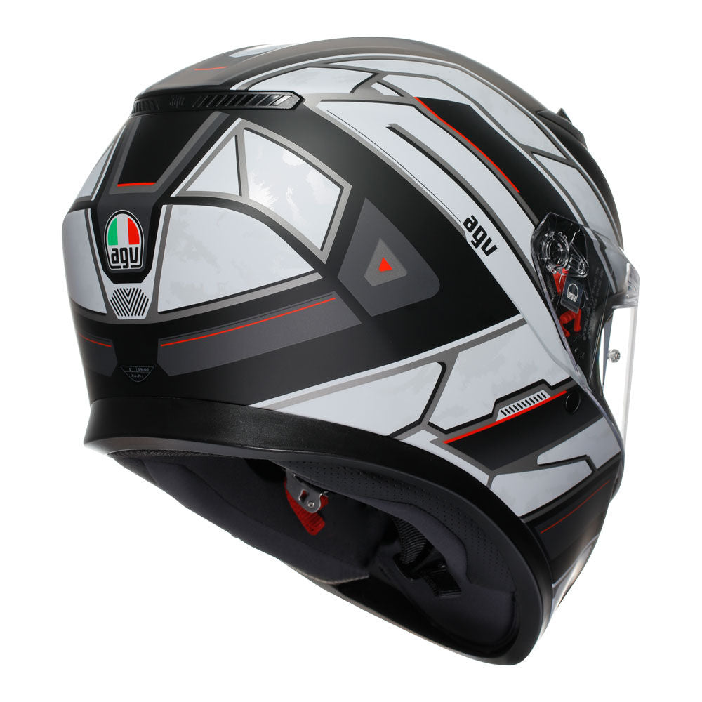 AGV K3 RIVIA MATT BLACK WHITE M AGV