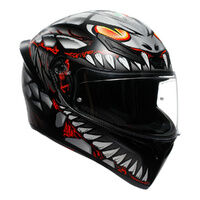 AGV K1S LYZARD BLACK GREY RED AGV