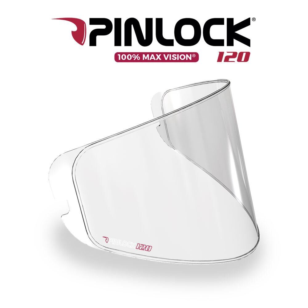 AGV 100% MAX VISION PINLOCK® LENS 120 CLEAR RACE 3 VISOR
