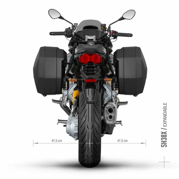 SHAD - SHAD 3P SYSTEM SIDE CASE FITTING KIT MOTO GUZZI V100 MANDELLO '22-26 - Shark Leathers
