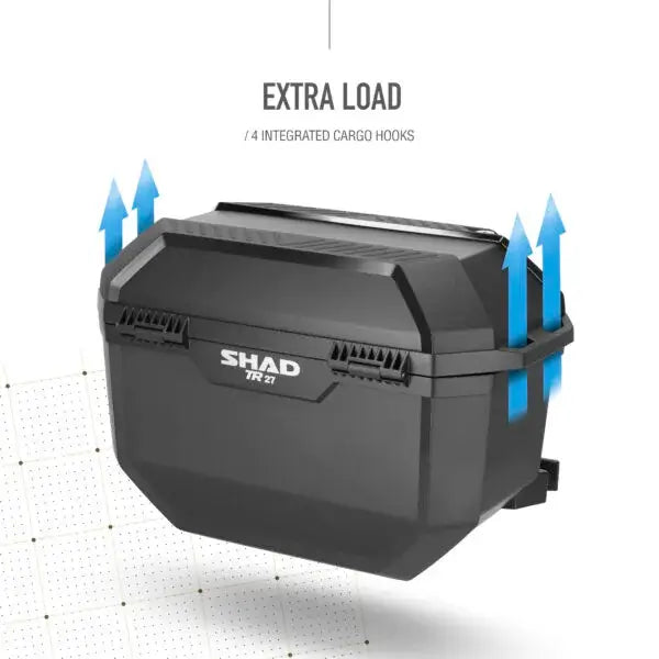 SHAD - SHAD SIDE CASE TR27 TERRA BLACK - Shark Leathers