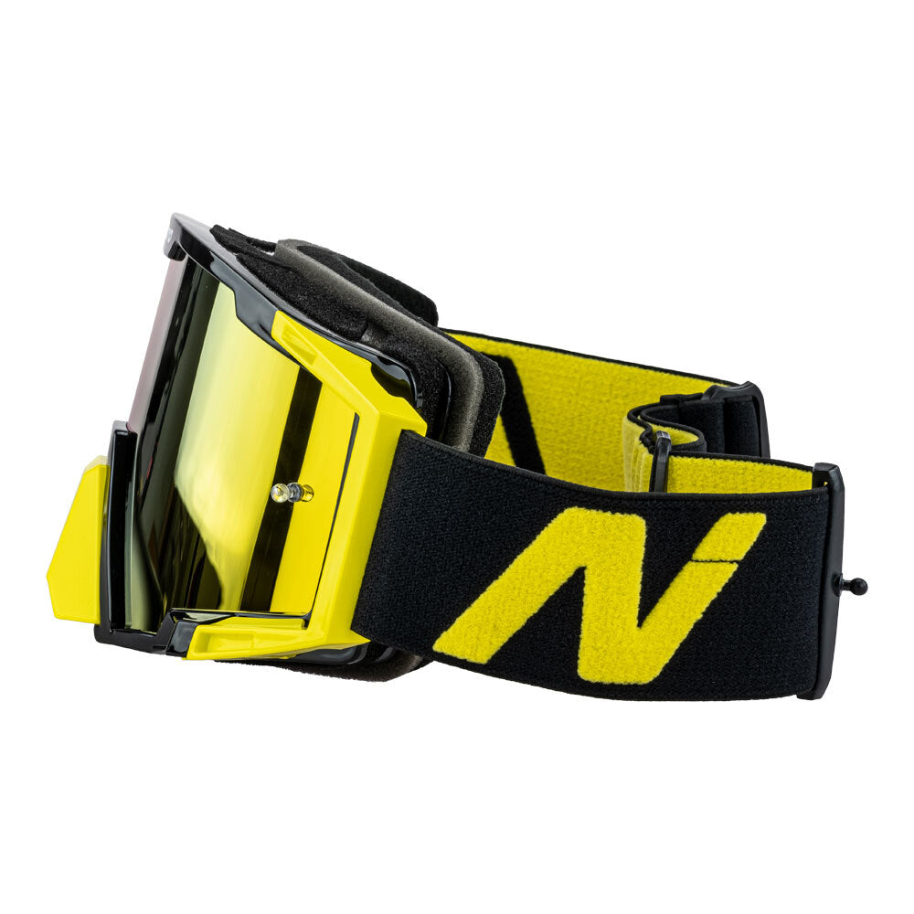 Nitro - NITRO NV-100 MX GOGGLES - FLURO YELLOW - Shark Leathers