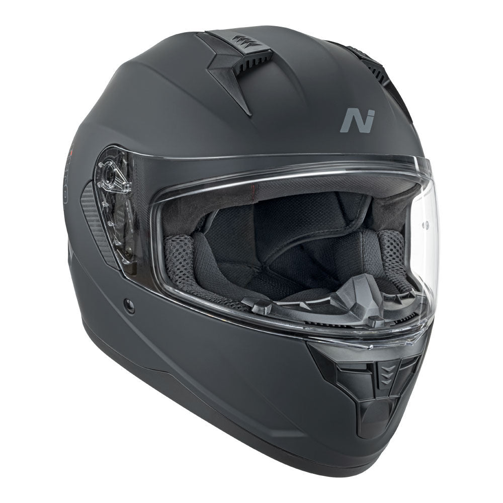 Nitro - NITRO N670 FULL FACE SATIN BLK S - Shark Leathers
