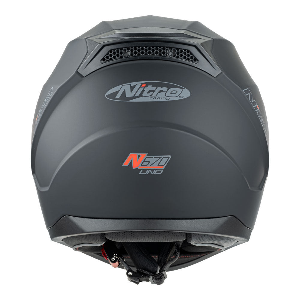 Nitro - NITRO N670 FULL FACE SATIN BLK XL - Shark Leathers