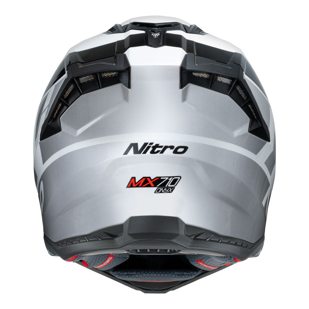 Nitro - NITRO MX710 ONYX WHITE/GREY XXL - Shark Leathers