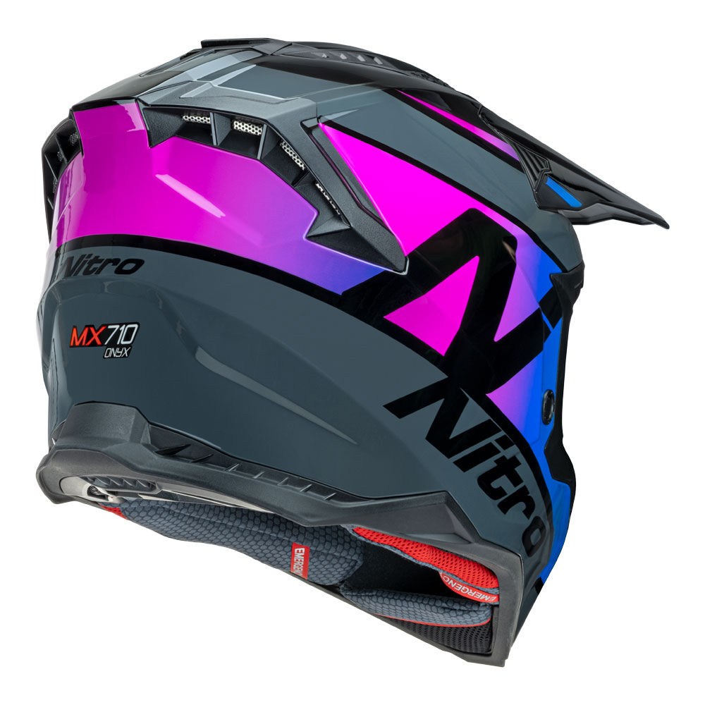 Nitro - NITRO MX710 ONYX PURPLE/PINK M - Shark Leathers