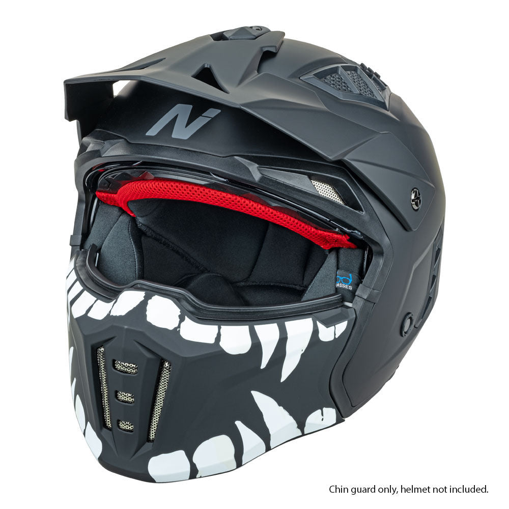NITRO NZ302 ATTITUDE CHIN MASK ANIMAL TEETH Nitro