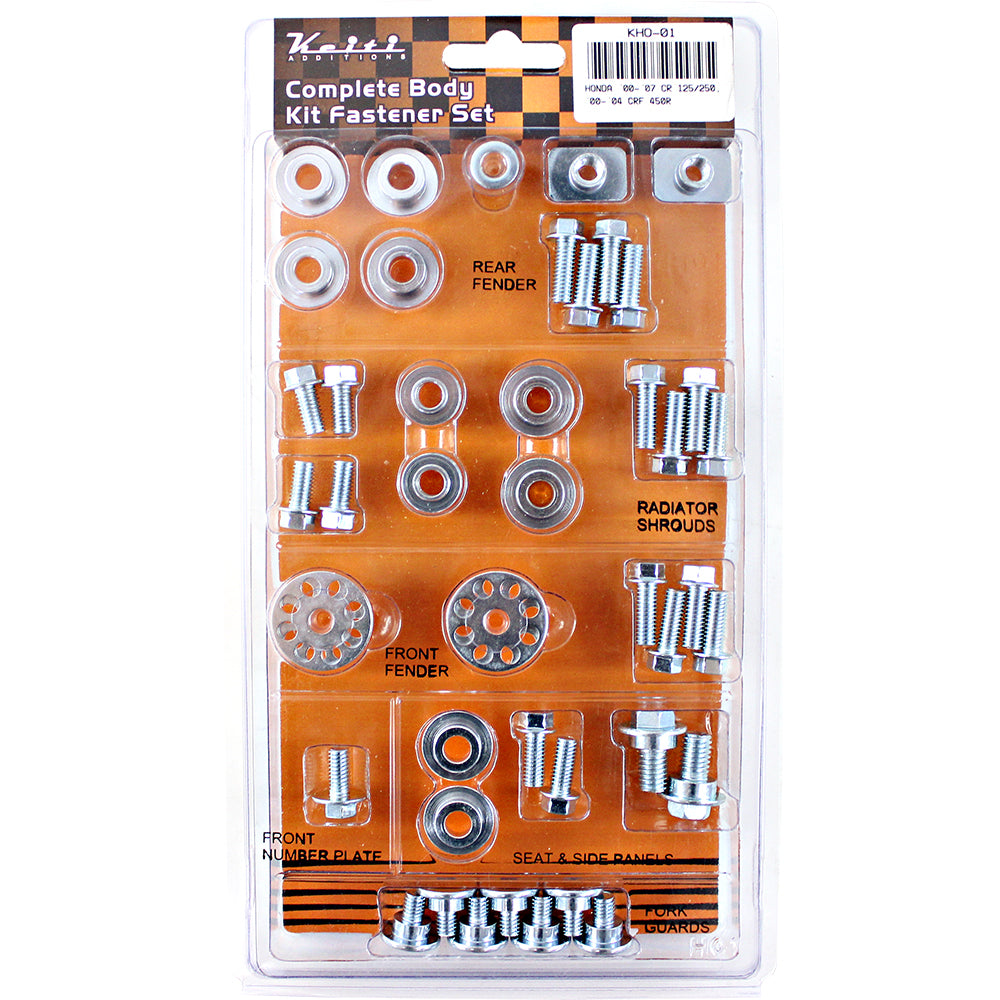 Keiti - KEITI - COMPLETE BODY KIT FASTNER SET - HONDA - Shark Leathers