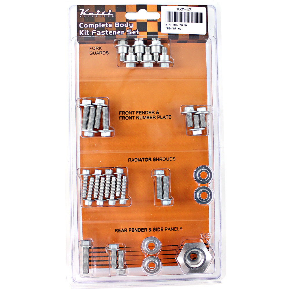 Keiti - KEITI - COMPLETE BODY KIT FASTNER SET - KTM - Shark Leathers