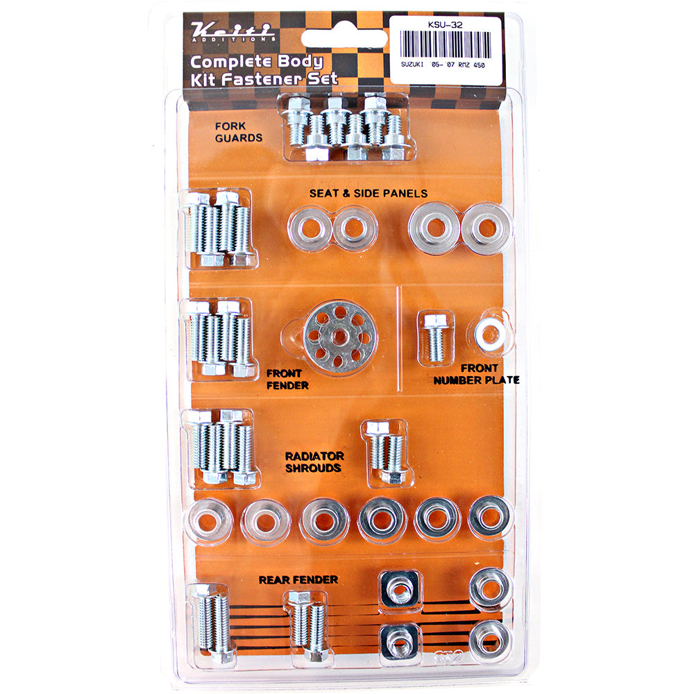 Keiti - KEITI - COMPLETE BODY KIT FASTNER SET - SUZUKI - Shark Leathers