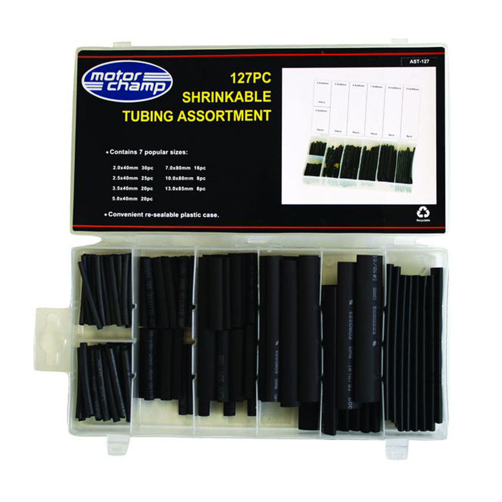 CPR - CPR SHRINKABLE TUBING KIT 127PC BLACK (ST2) - Shark Leathers