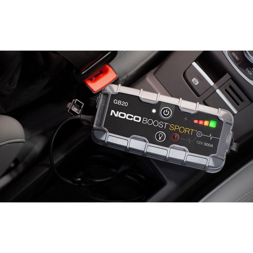 NOCO - NOCO GB20 : BOOST SPORT JUMP STARTER - 12V 500A CTN6 (DG9.2 - UN3480) - Shark Leathers