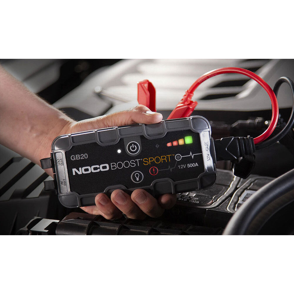 NOCO - NOCO GB20 : BOOST SPORT JUMP STARTER - 12V 500A CTN6 (DG9.2 - UN3480) - Shark Leathers