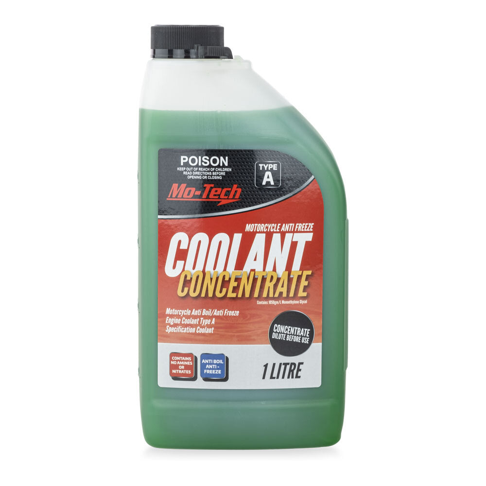 Mo-Tech - MO-TECH COOLANT CONCENTRATE 1L (MIX 2:1)(CTN10) - Shark Leathers